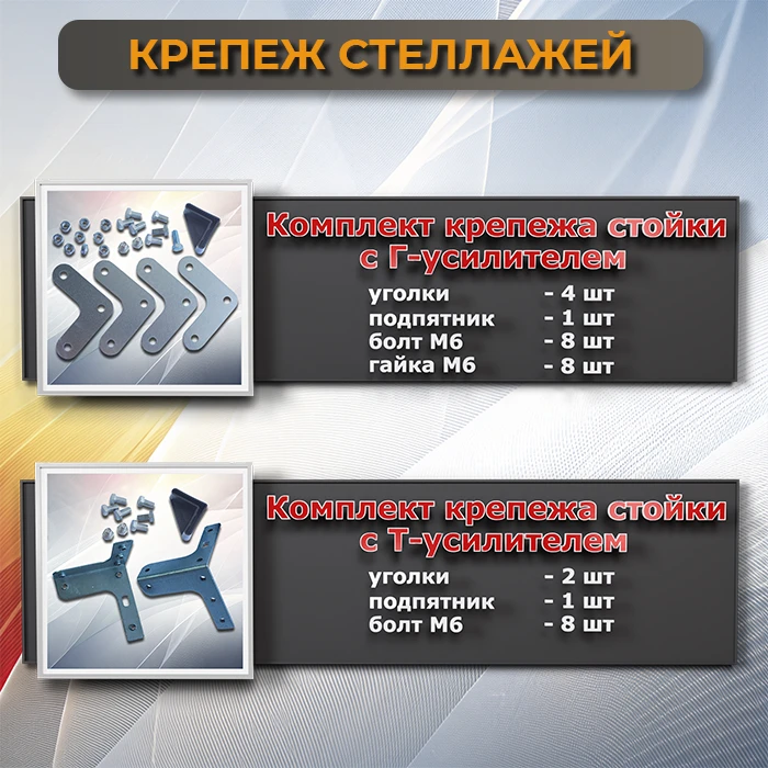 Крепеж для стеллажей Практик фото Стеллаж Мастер Крепеж для стеллажей Практик фото Стеллаж Мастер